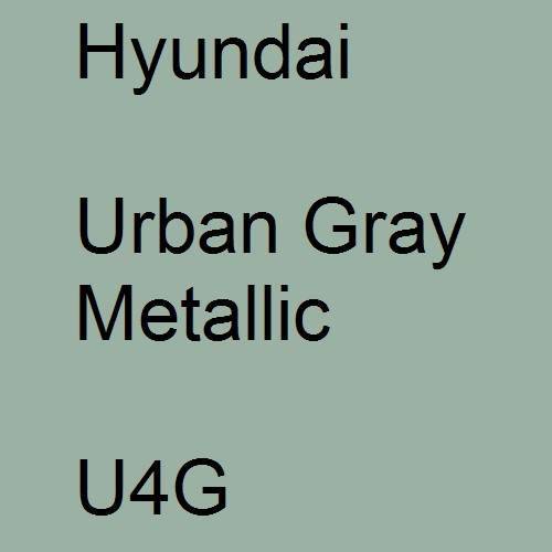 Hyundai, Urban Gray Metallic, U4G.